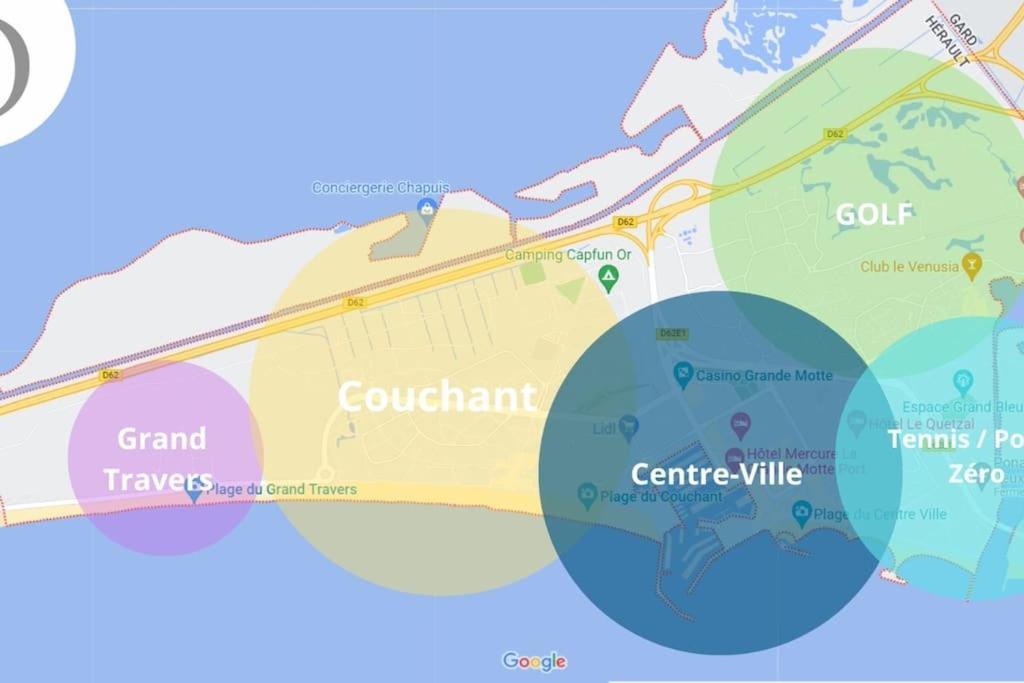 Le Jamaique * Clim * Terrasse * Plage A 10 Min La Grande-Motte Eksteriør bilde